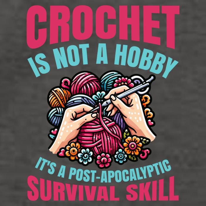 Funny Crochet Is Not A Hobby Vector Backpack