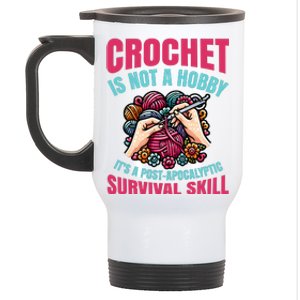 Funny Crochet Is Not A Hobby Stainless Steel Travel Mug