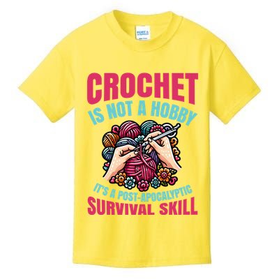 Funny Crochet Is Not A Hobby Kids T-Shirt