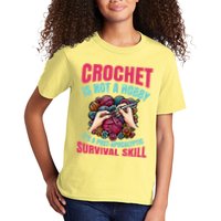 Funny Crochet Is Not A Hobby Kids T-Shirt