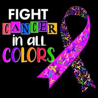 Fight Cancer In All Colors Awareness Ribbons Bucket Hat