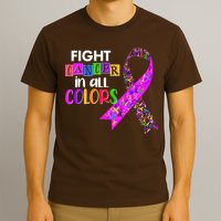 Fight Cancer In All Colors Awareness Ribbons T-Shirt