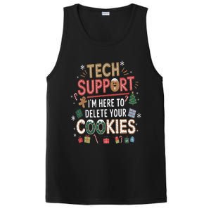 Funny Christmas I’M Here To Delete Your Cookies Techsupport PosiCharge Competitor Tank