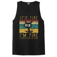 Funny Cat Its Fine Im Fine Everything Is Fine Cat PosiCharge Competitor Tank