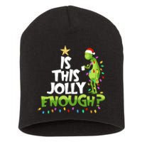 Funny Christmas Is This Jolly Enough Short Acrylic Beanie