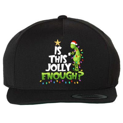 Funny Christmas Is This Jolly Enough Wool Snapback Cap