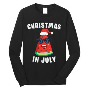 Funny Christmas in July Watermelon Long Sleeve Shirt