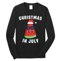 Funny Christmas in July Watermelon Long Sleeve Shirt