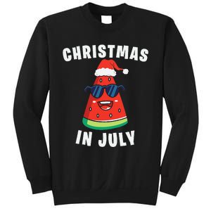 Funny Christmas in July Watermelon Sweatshirt