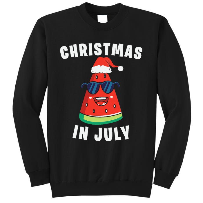 Funny Christmas in July Watermelon Sweatshirt