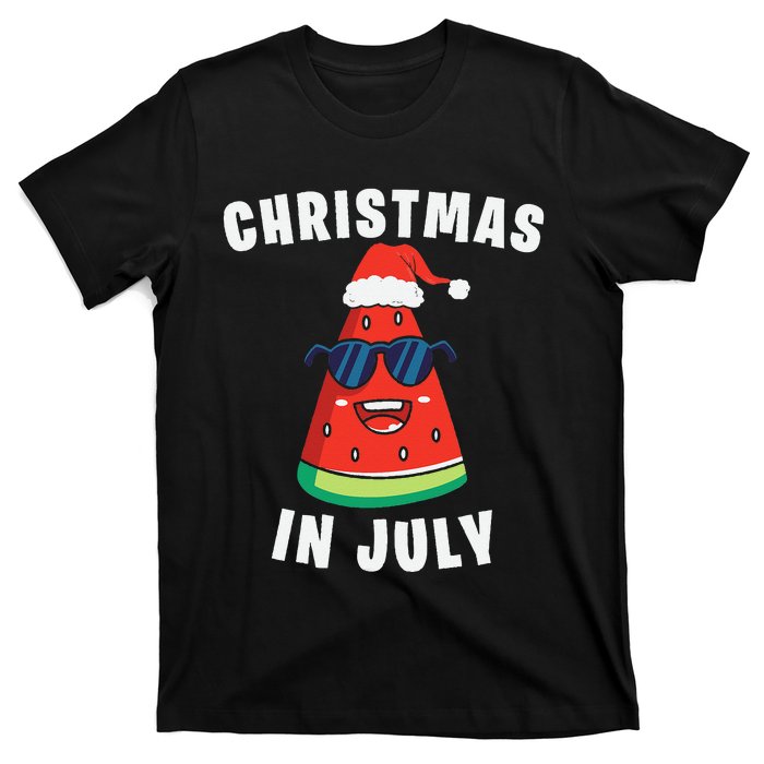 Funny Christmas in July Watermelon T-Shirt