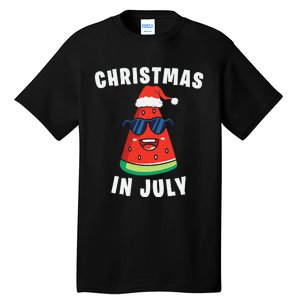 Funny Christmas in July Watermelon Tall T-Shirt