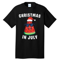 Funny Christmas in July Watermelon Tall T-Shirt