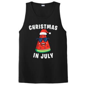 Funny Christmas in July Watermelon PosiCharge Competitor Tank