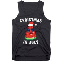 Funny Christmas in July Watermelon Tank Top