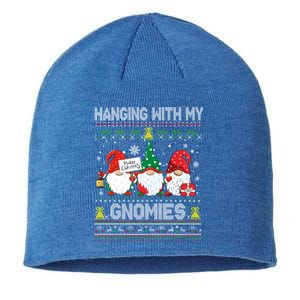 Funny Christmas Just Hanging With My Gnomies Pamajas Family Meaningful Gift Sustainable Beanie