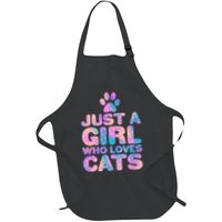 Funny Cute Just A Girl Who Loves Cats Apron