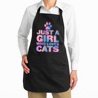 Funny Cute Just A Girl Who Loves Cats Apron