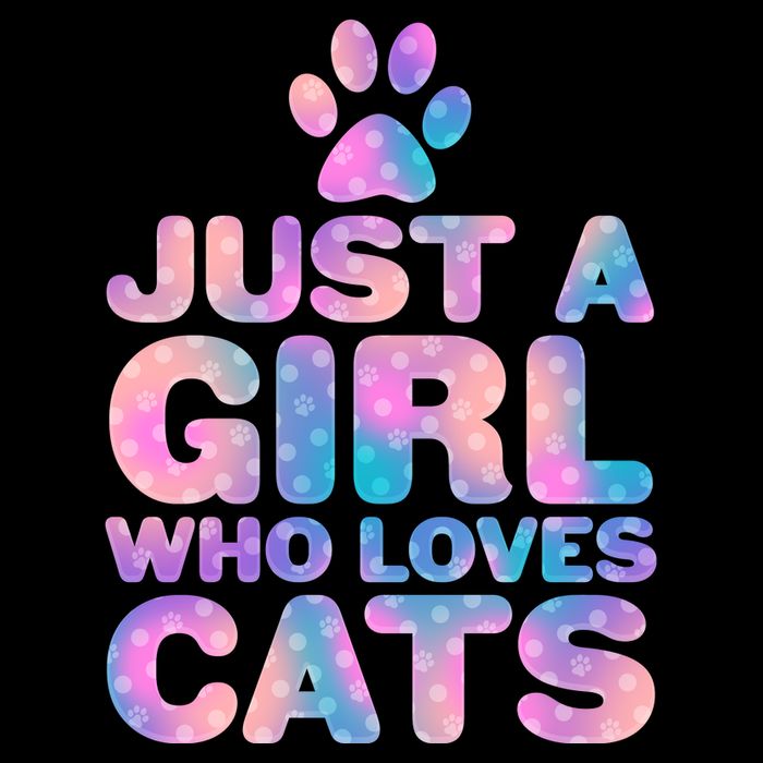 Funny Cute Just A Girl Who Loves Cats Apron