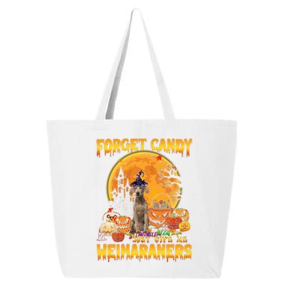 Forget Candy Just Give Me Weimaraners Pumpkin Halloween Gift 25L Jumbo Tote