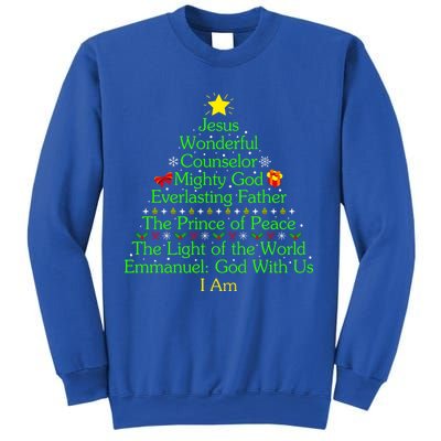 Funny Christmas Jesus Wonderful Counselor Mighty God Sweatshirt