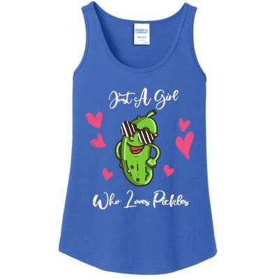 Fun Cute Just A Who Loves Pickles Gift Ladies Essential Tank