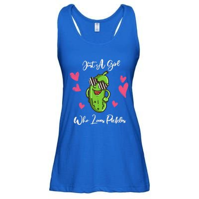 Fun Cute Just A Who Loves Pickles Gift Ladies Essential Flowy Tank