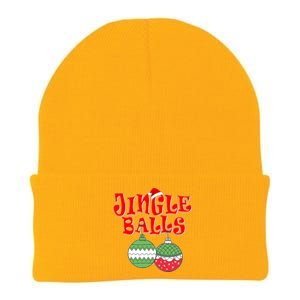 Funny Christmas Jingle Balls Matching Couples Shirts Knit Cap Winter Beanie