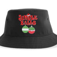 Funny Christmas Jingle Balls Matching Couples Shirts Sustainable Bucket Hat