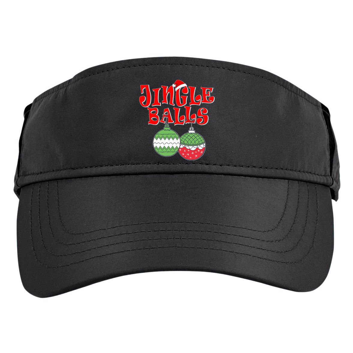 Funny Christmas Jingle Balls Matching Couples Shirts Adult Drive Performance Visor