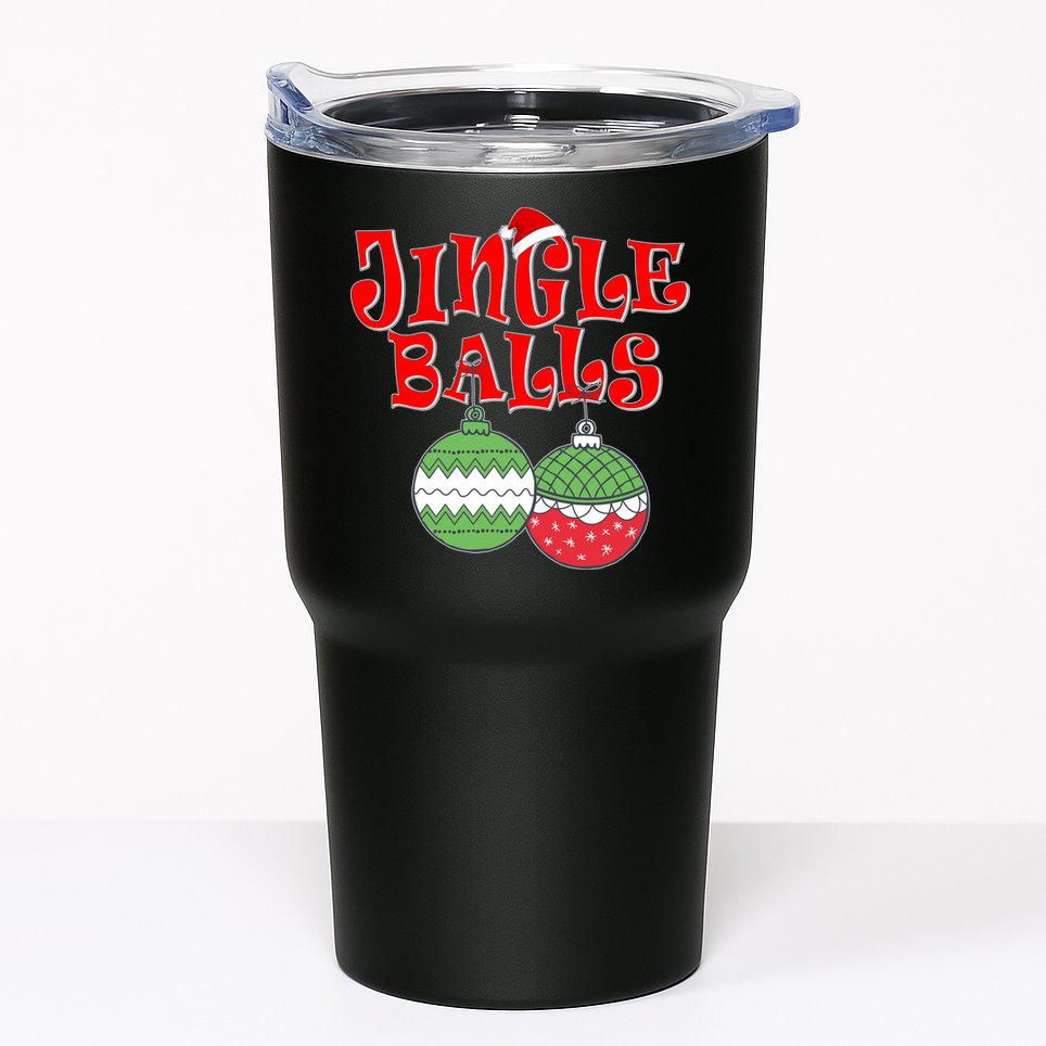 Funny Christmas Jingle Balls Matching Couples Shirts Tumbler