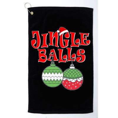 Funny Christmas Jingle Balls Matching Couples Shirts Golf Towel