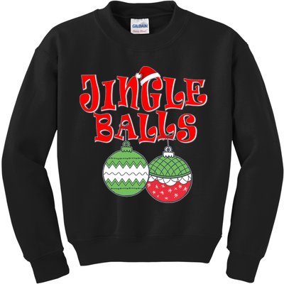 Funny Christmas Jingle Balls Matching Couples Shirts Kids Sweatshirt