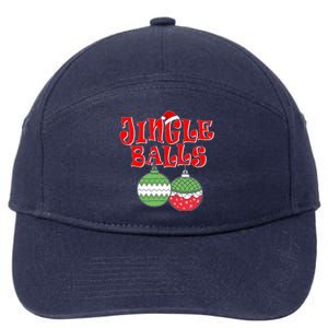 Funny Christmas Jingle Balls Matching Couples Shirts 7-Panel Snapback Hat