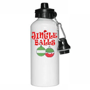 Funny Christmas Jingle Balls Matching Couples Shirts Aluminum Water Bottle