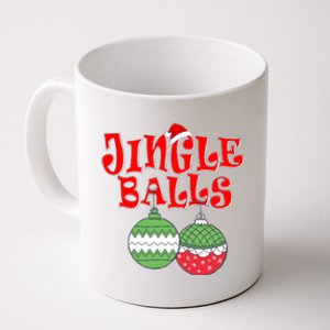 Funny Christmas Jingle Balls Matching Couples Shirts Coffee Mug