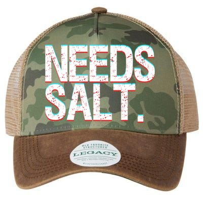 Funny Chef Joke Needs Salt And Condits Professional Chef Cute Gift Legacy Tie Dye Trucker Hat
