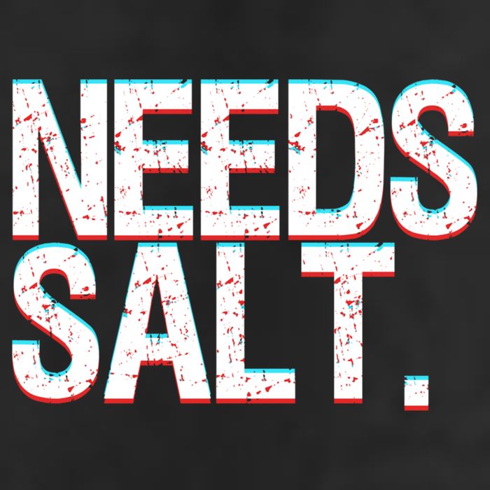 Funny Chef Joke Needs Salt And Condits Professional Chef Cute Gift Adult Drive Performance Visor