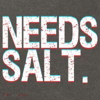 Funny Chef Joke Needs Salt And Condits Professional Chef Cute Gift Cotton Canvas Backpack
