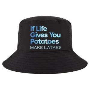 Funny Chanukah Jewish If Life Gives You Potatoes Make Latkes Cool Comfort Performance Bucket Hat