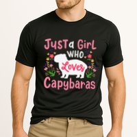 Funny Capybara Just a Girl Who Shirt Loves Capybaras  Cooling Performance Crew T-Shirt
