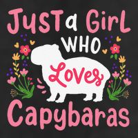 Funny Capybara Just a Girl Who Shirt Loves Capybaras  11oz C Handle Ceramic Mug
