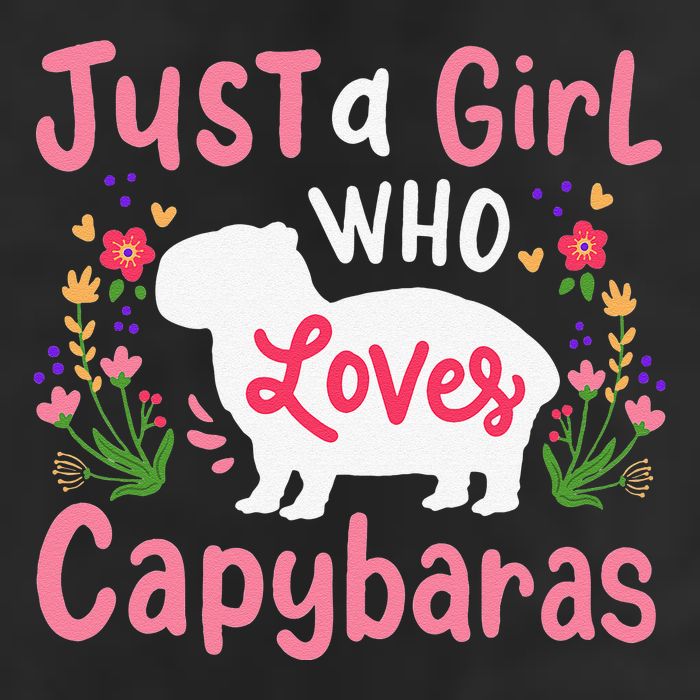 Funny Capybara Just a Girl Who Shirt Loves Capybaras  11oz C Handle Ceramic Mug