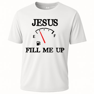Funny Christian Jesus Fill Me Up Performance Shirt