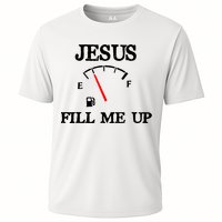 Funny Christian Jesus Fill Me Up Cooling Performance Crew T-Shirt