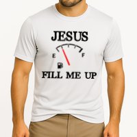 Funny Christian Jesus Fill Me Up Cooling Performance Crew T-Shirt