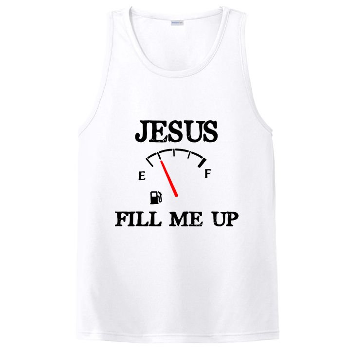 Funny Christian Jesus Fill Me Up PosiCharge Competitor Tank