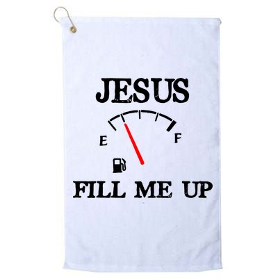 Funny Christian Jesus Fill Me Up Golf Towel