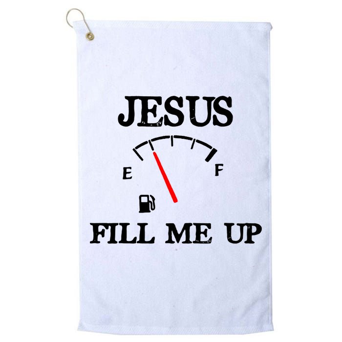 Funny Christian Jesus Fill Me Up Golf Towel