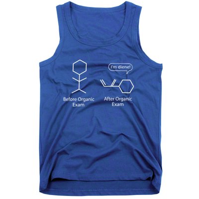 Funny Chemistry Joke Organic Chemistry Before After Exams Gift Tank Top